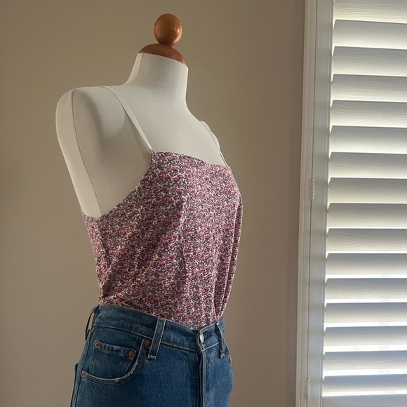 Calvin Klein 100% Cotton Ditsy Floral Tank - Picture 2 of 5